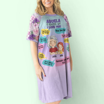 10 Reasons Why - Personalized Custom 3/4 Sleeve Dress - Blithe Hub