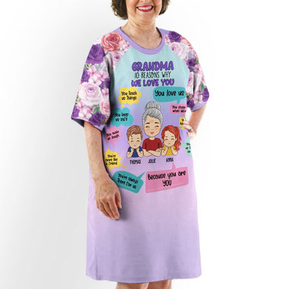 10 Reasons Why - Personalized Custom 3/4 Sleeve Dress - Blithe Hub