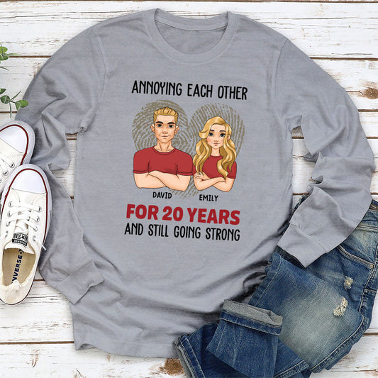 For Years - Personalized Custom Long Sleeve T-shirt