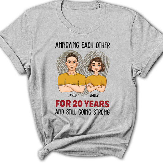 For Years - Personalized Custom Women's T-shirt