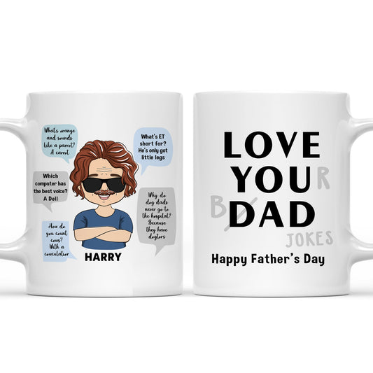 Love You Dad - Personalized Custom Coffee Mug
