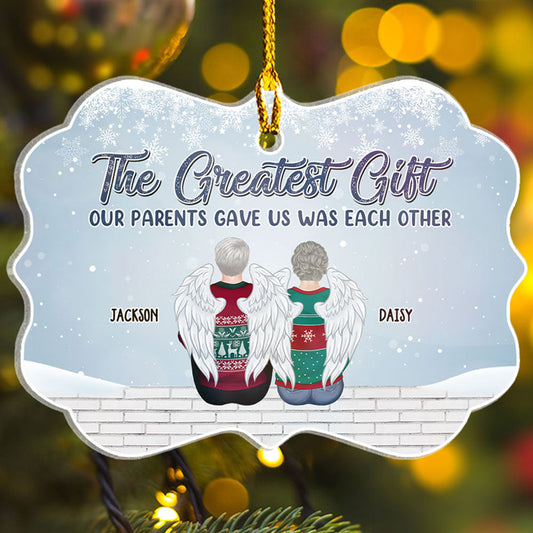 The Greatest Gift - Personalized Custom Acrylic Ornament