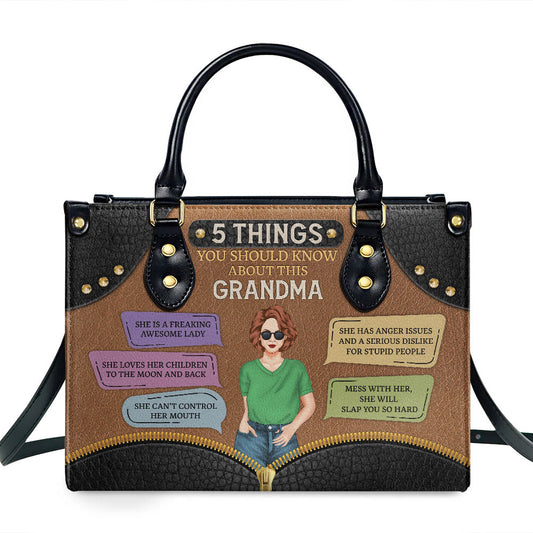 Five Things Should Be Known - Personalized Custom Leather Bag