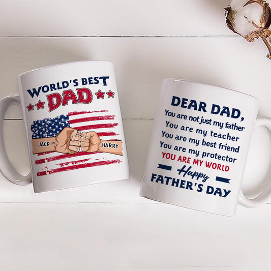 Not Just A Father - Personalized Custom Coffee Mug