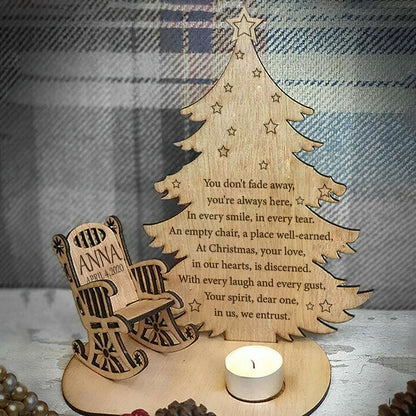 You Dont Fade Away - Personalized Custom Candle Holder