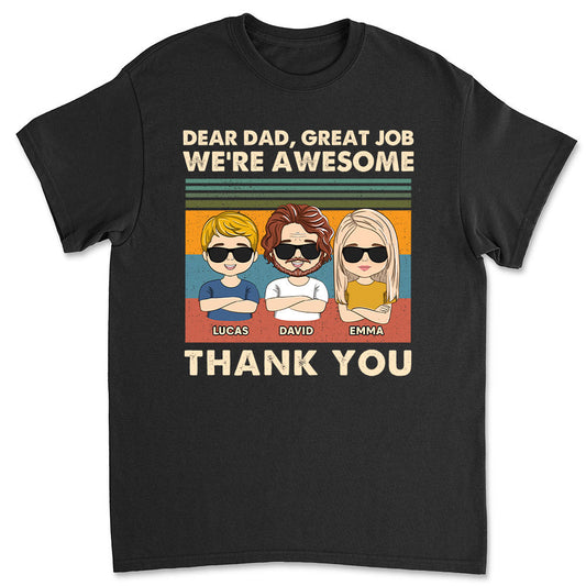 Dear Dad - Personalized Custom Classic T-shirt