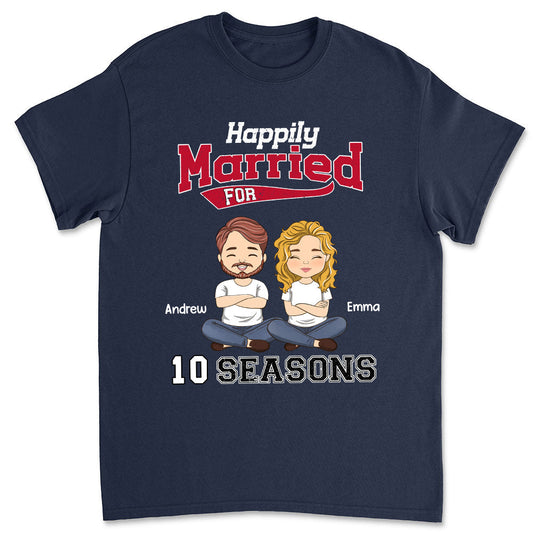 Happy Marriage - Personalized Custom Classic T-shirt