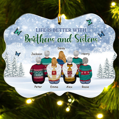 Life Is Better With Version 2 - Personalized Custom Acrylic Ornament