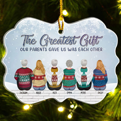 The Greatest Gift - Personalized Custom Acrylic Ornament