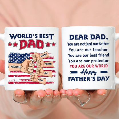 Not Just A Father - Personalized Custom Coffee Mug