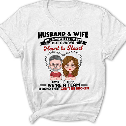 Husband And Wife - Personalized Custom Women's T-shirt