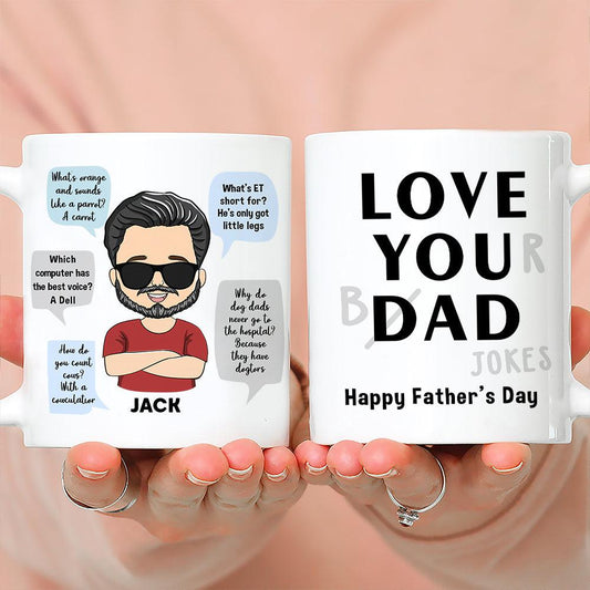 Love You Dad - Personalized Custom Coffee Mug