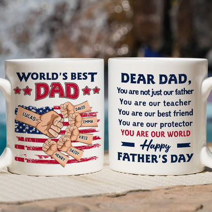 Not Just A Father - Personalized Custom Coffee Mug