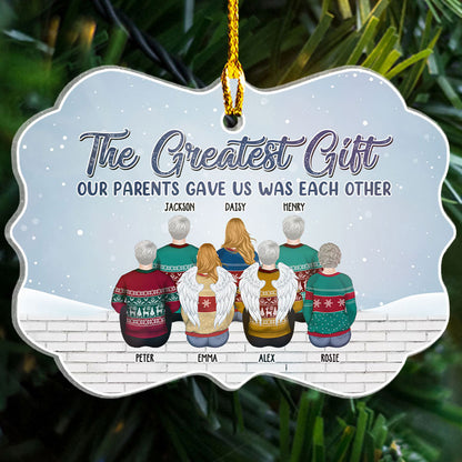 The Greatest Gift - Personalized Custom Acrylic Ornament