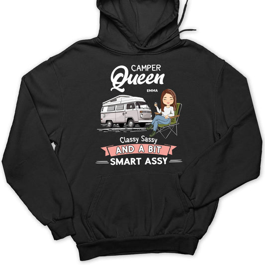 Camper Queen - Personalized Custom Hoodie