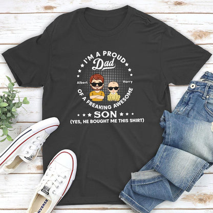 Freaking Awesome - Personalized Custom Classic T-shirt