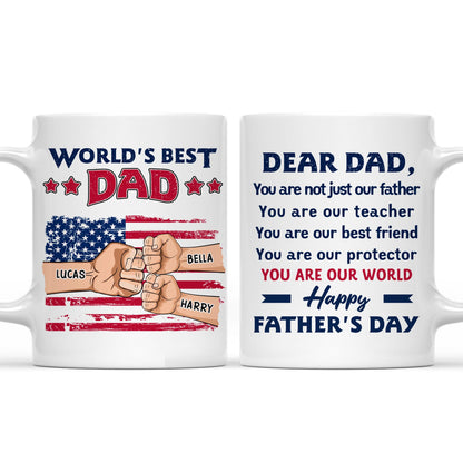 Not Just A Father - Personalized Custom Coffee Mug