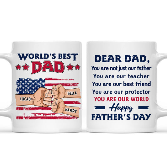 Not Just A Father - Personalized Custom Coffee Mug