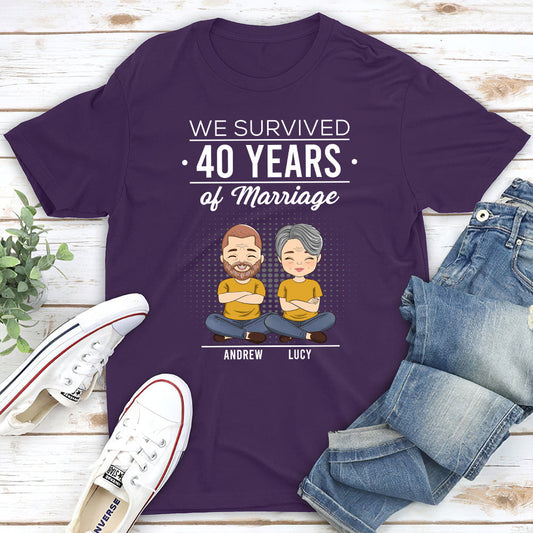 We Survived - Personalized Custom Classic T-shirt