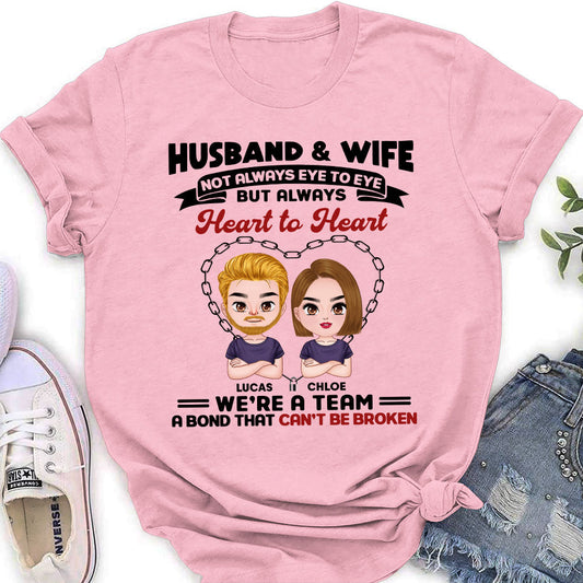 Husband And Wife - Personalized Custom Women's T-shirt