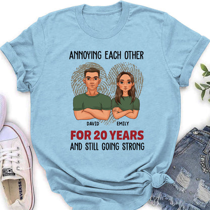 For Years - Personalized Custom Women's T-shirt