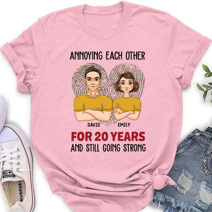 For Years - Personalized Custom Women's T-shirt