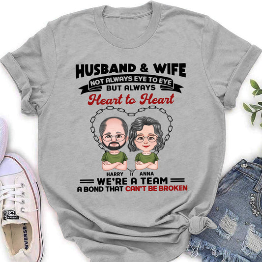 Husband And Wife - Personalized Custom Women's T-shirt