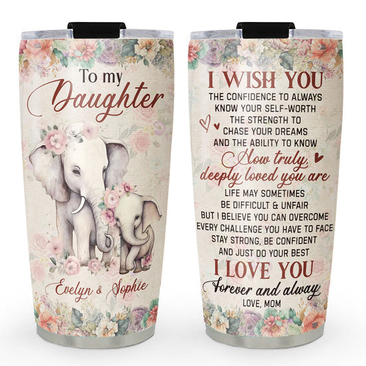 Forever And Always - Personalized Custom Tumbler