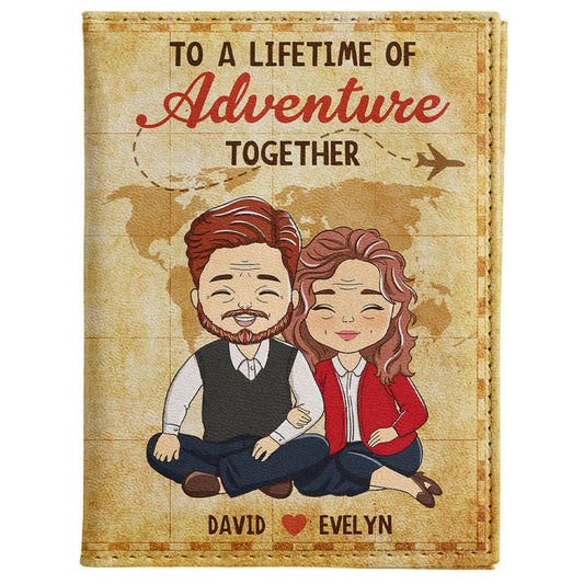Adventure Together - Personalized Custom Passport Cover