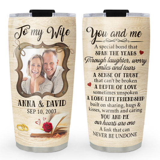 Our Hearts Are One - Personalized Custom Tumbler