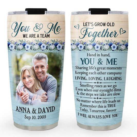 Hand In Hand - Personalized Custom Tumbler