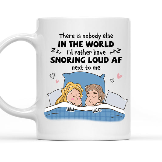 Snoring Af - Personalized Custom Coffee Mug