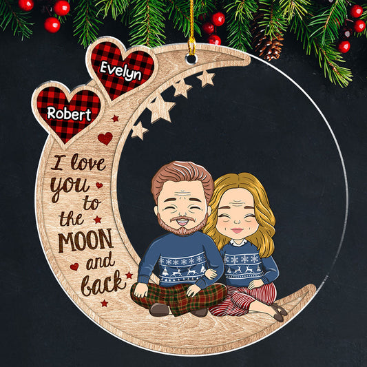 I Love You - Personalized Custom Acrylic Ornament