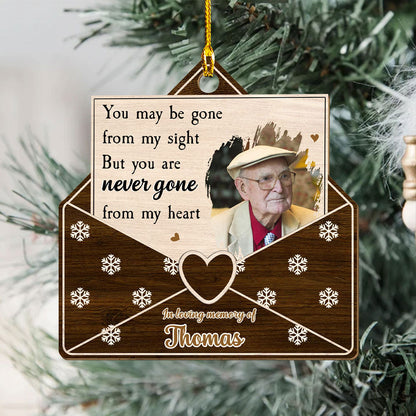 A Letter From Heaven - Personalized Custom 1-layered Wood Ornament