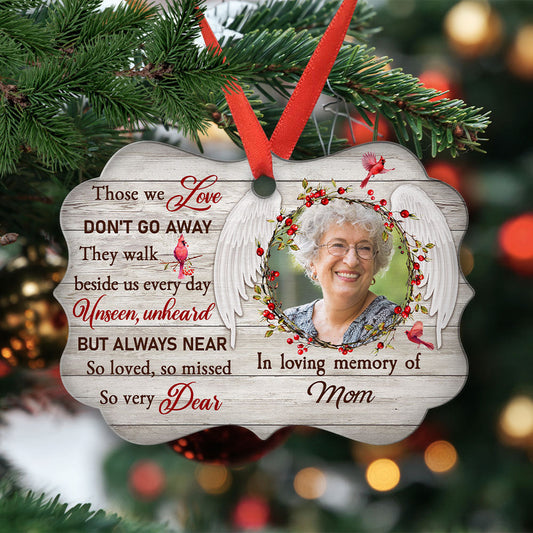 So Very Dear - Personalized Custom Photo Aluminum Ornament