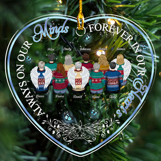 Always On Our Minds - Personalized Custom Acrylic Ornament