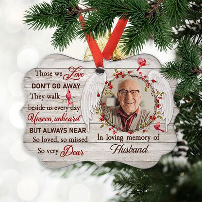 So Very Dear - Personalized Custom Photo Aluminum Ornament