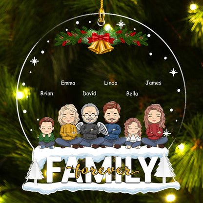 Family Forever - Personalized Custom Acrylic Ornament