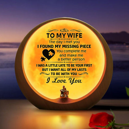 To Be With You - Moon Lamp