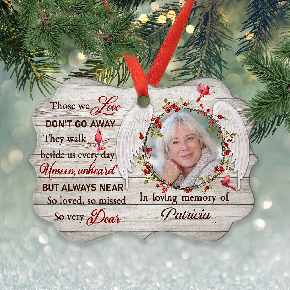 So Very Dear - Personalized Custom Photo Aluminum Ornament – Wrappiness