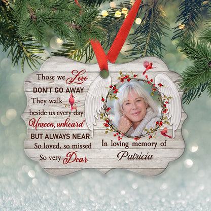 So Very Dear - Personalized Custom Photo Aluminum Ornament