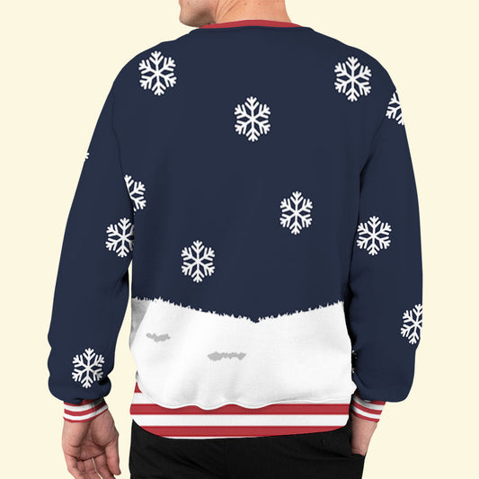 Ugly Christmas Sweatshirt - Personalized Custom All-Over-Print Sweatshirt