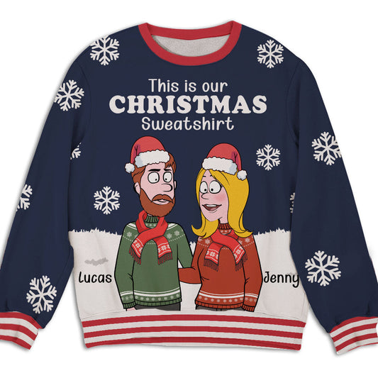 Ugly Christmas Sweatshirt - Personalized Custom All-Over-Print Sweatshirt