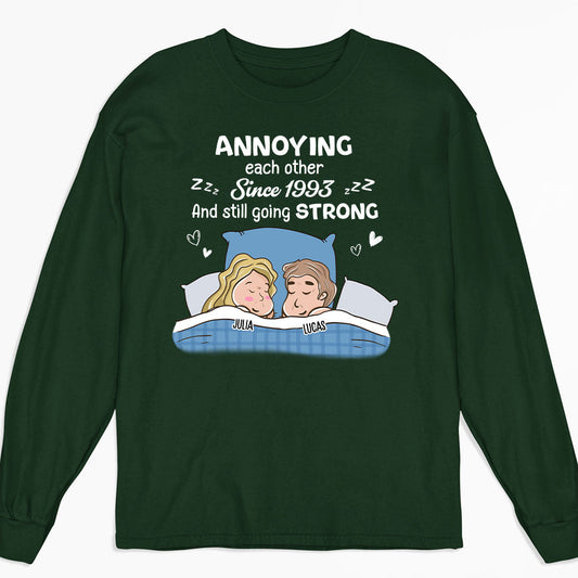 Annoying Sleeping - Personalized Custom Long Sleeve T-shirt