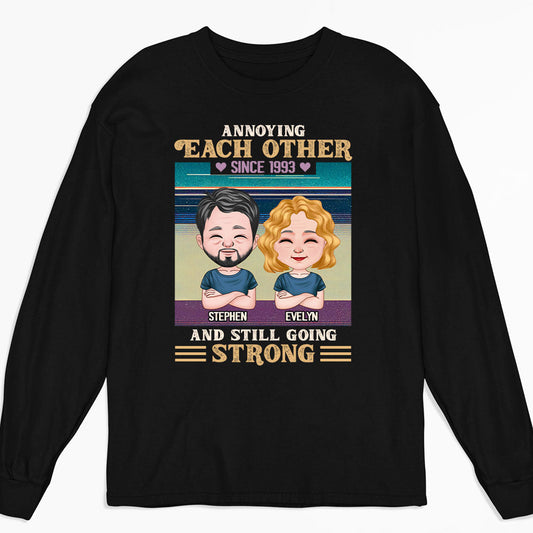 Annoying Since - Personalized Custom Long Sleeve T-shirt