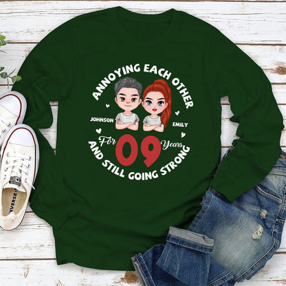 Annoying For Years - Personalized Custom Long Sleeve T-shirt