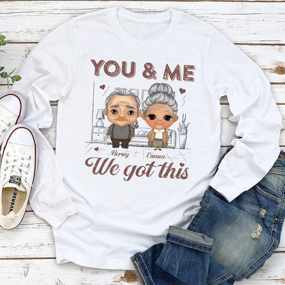 You And Me - Personalized Custom Long Sleeve T-shirt