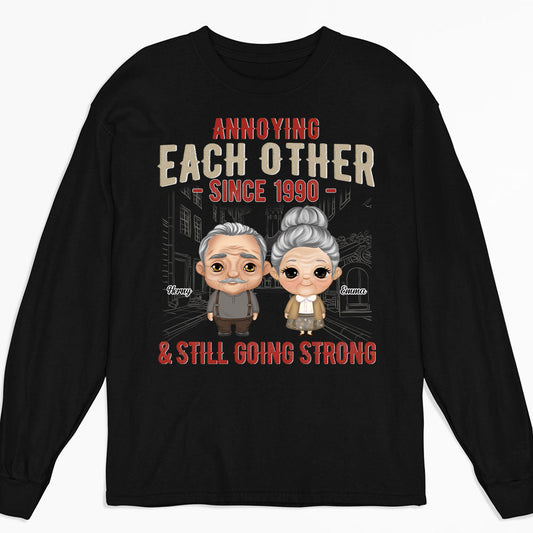 Going Strong Together - Personalized Custom Long Sleeve T-shirt