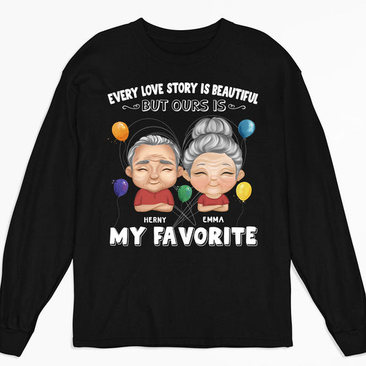 Every Love Story Is Beautiful - Personalized Custom Long Sleeve T-shirt