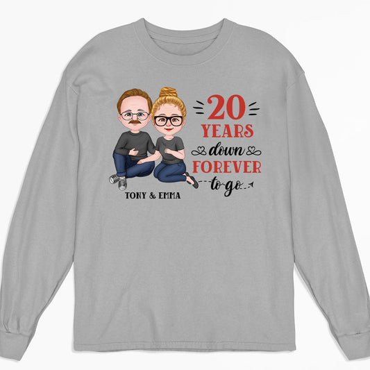 Forever To Go - Personalized Custom Long Sleeve T-shirt